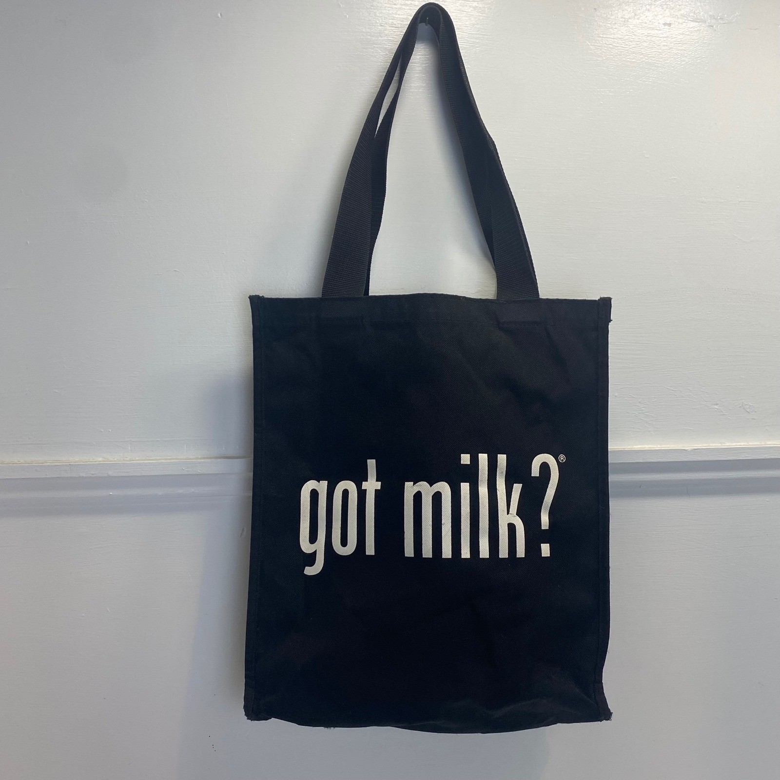 got milk? Black Canvas Tote Bag