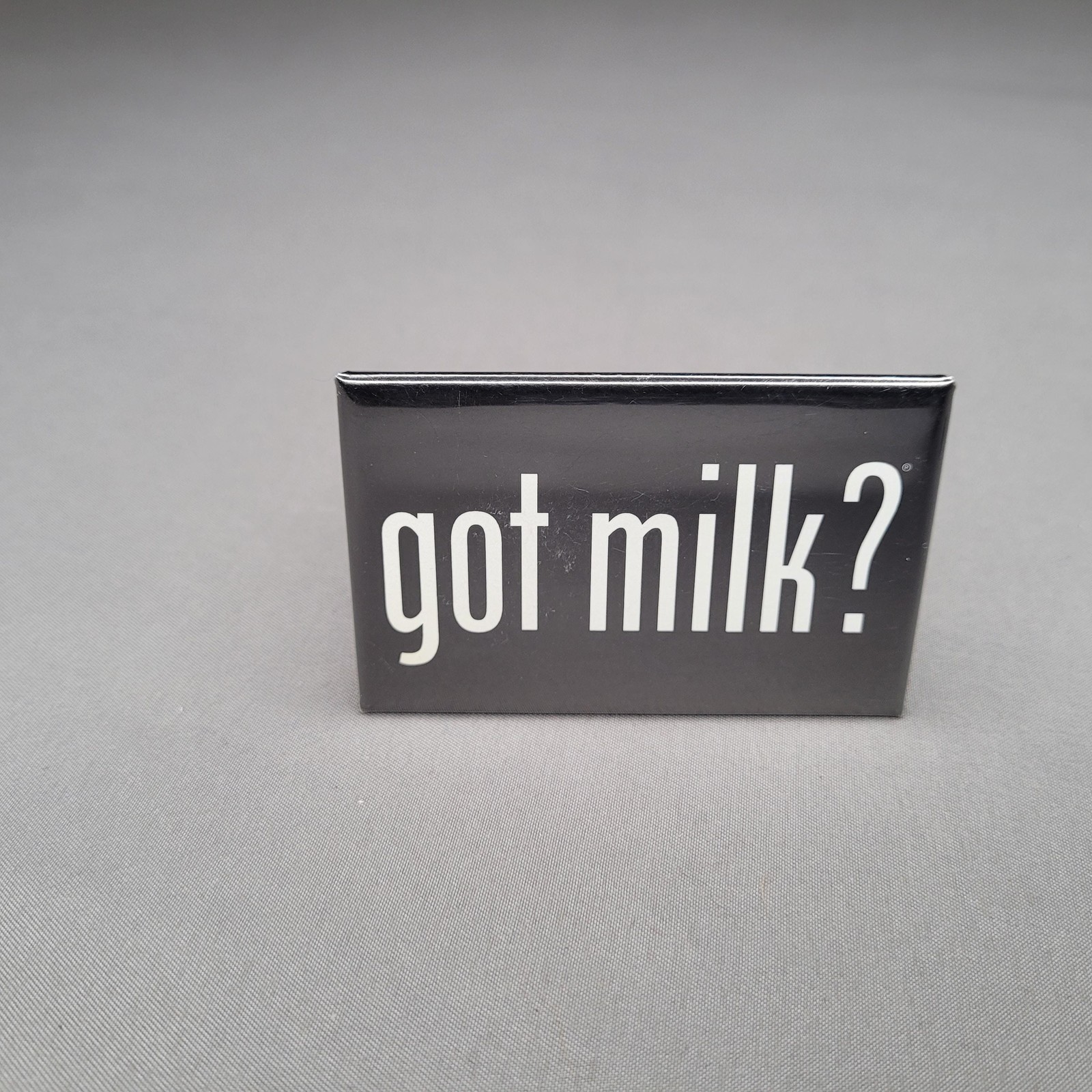 got milk? Black Rectangular Pinback Button