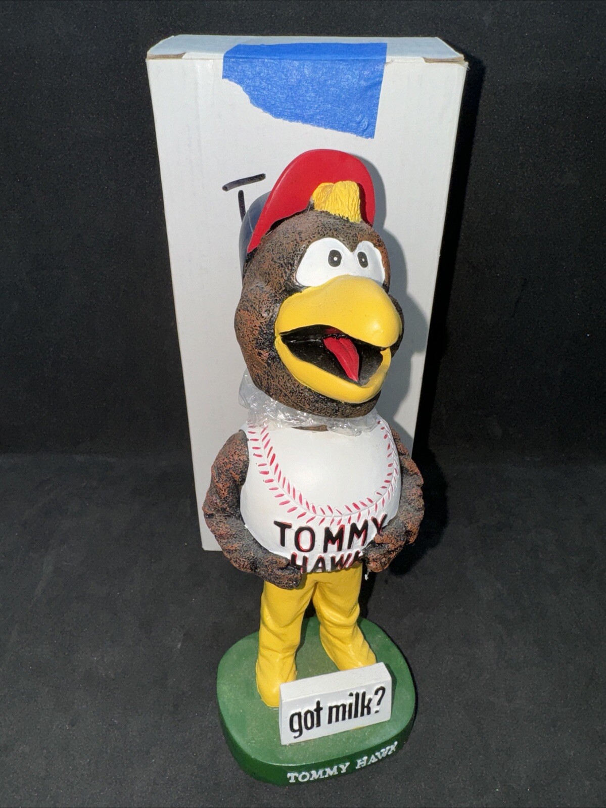 Tommy Hawk (Greenville Braves) got milk? Bobblehead