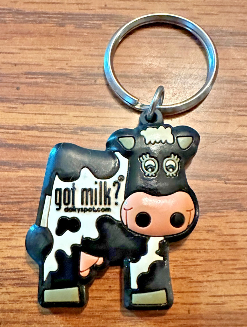 got milk? Cow Keychain (DairySpot)