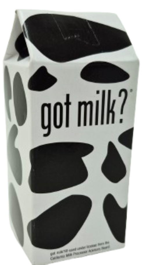 got milk? Cow-Print Milk Carton (licensed CMPB)