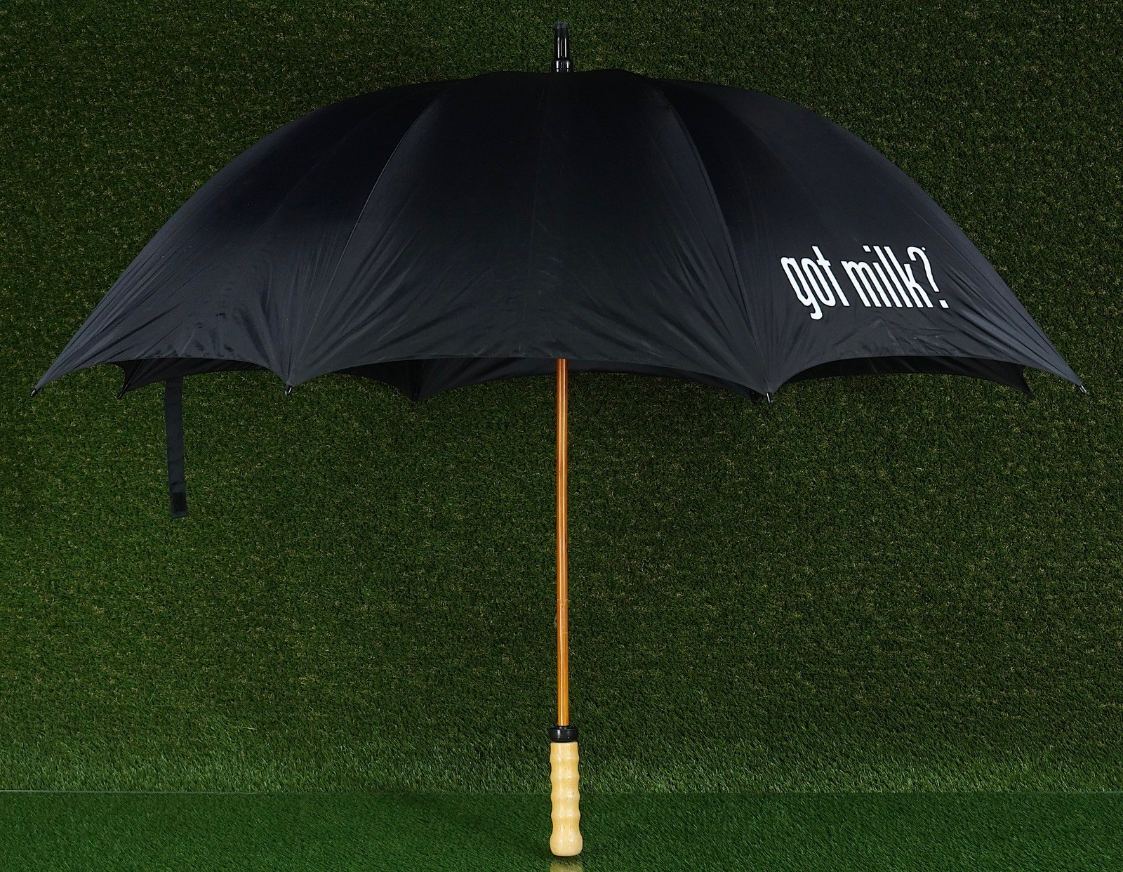 got milk? Golf Umbrella (Black 47")