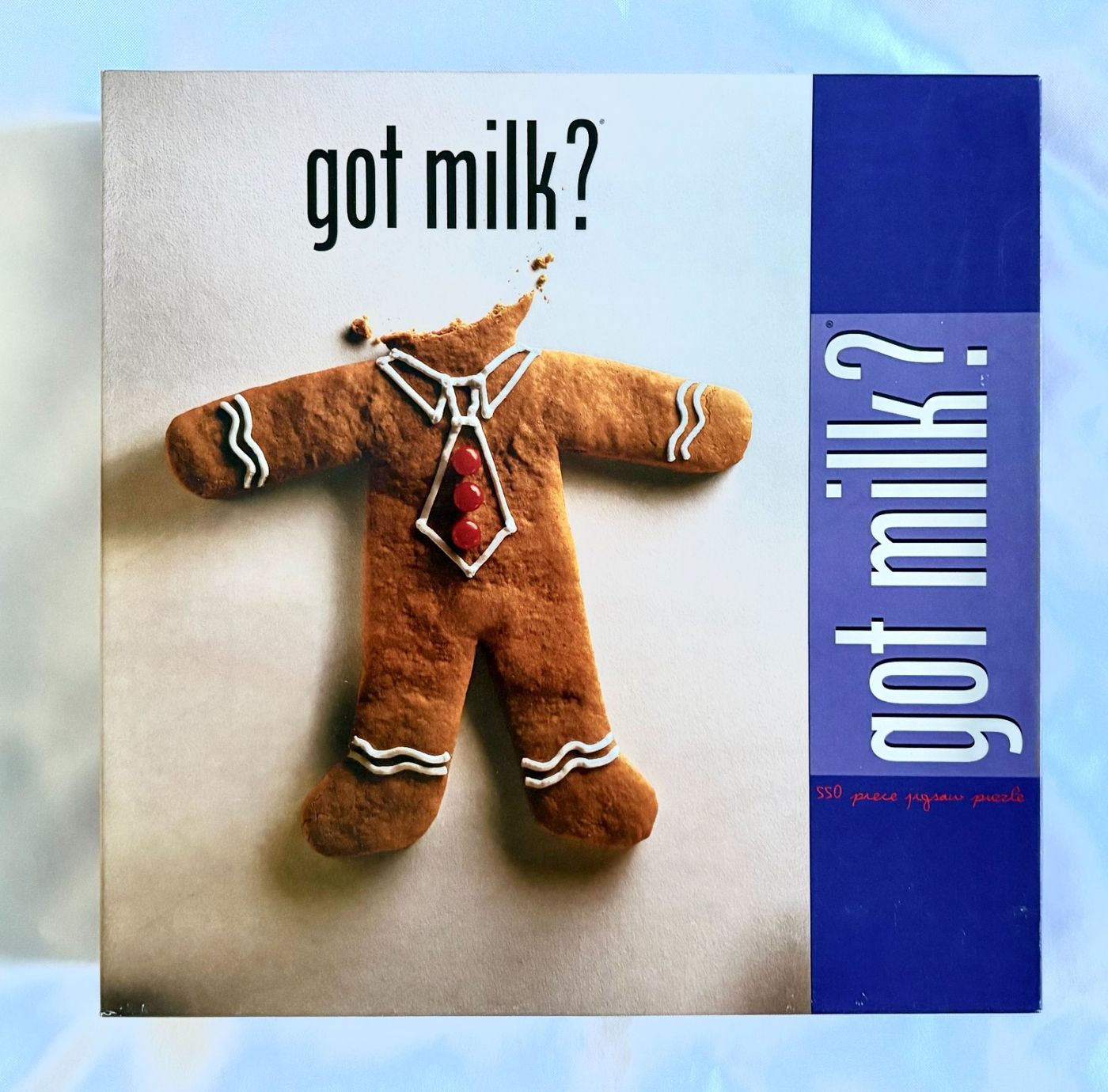 got milk? Gingerbread Man 550-Piece Jigsaw Puzzle (Ceaco)