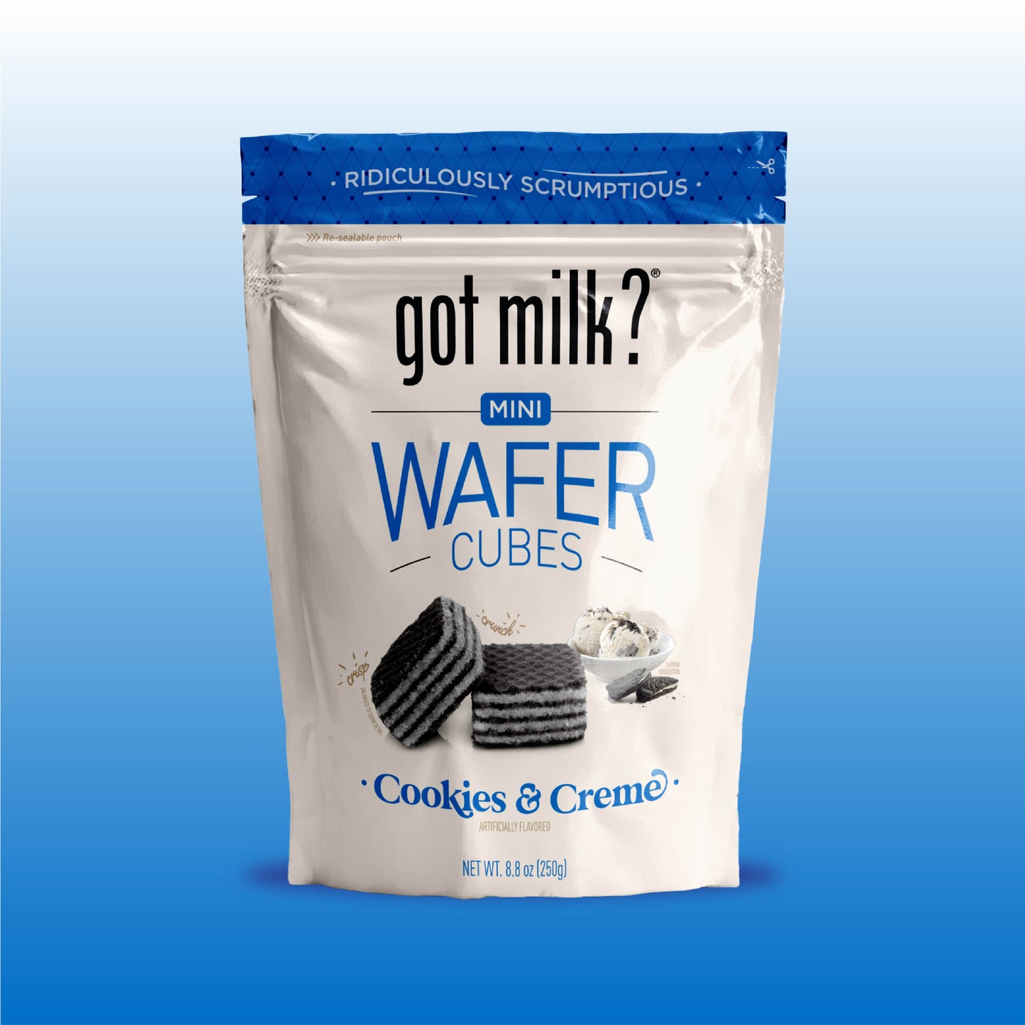 got milk? Mini Wafer Cubes — Cookies & Crème