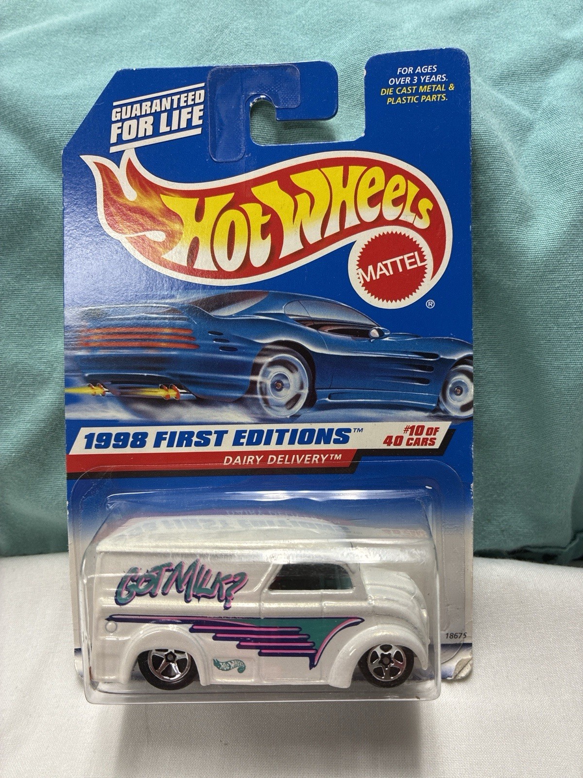 Hot Wheels 'Dairy Delivery' got milk? (1998 First Editions #10/40)
