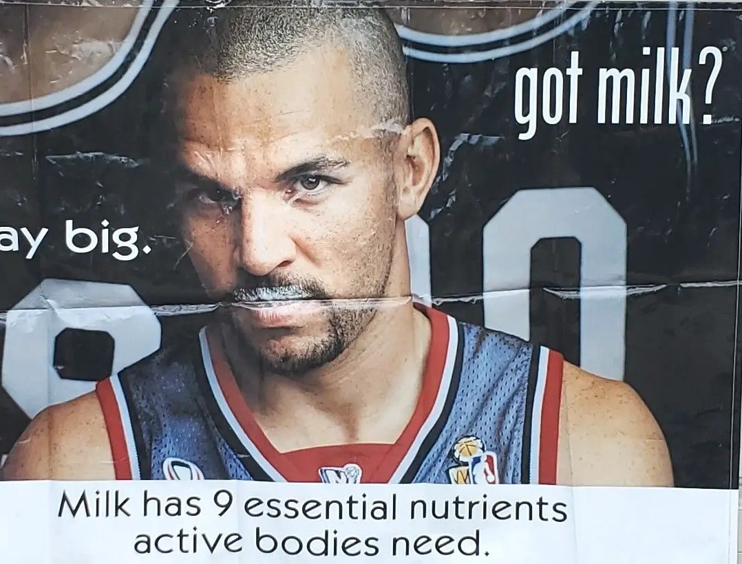 got milk? Jason Kidd 'Play Big' Stadium Vinyl Banner (6ft)