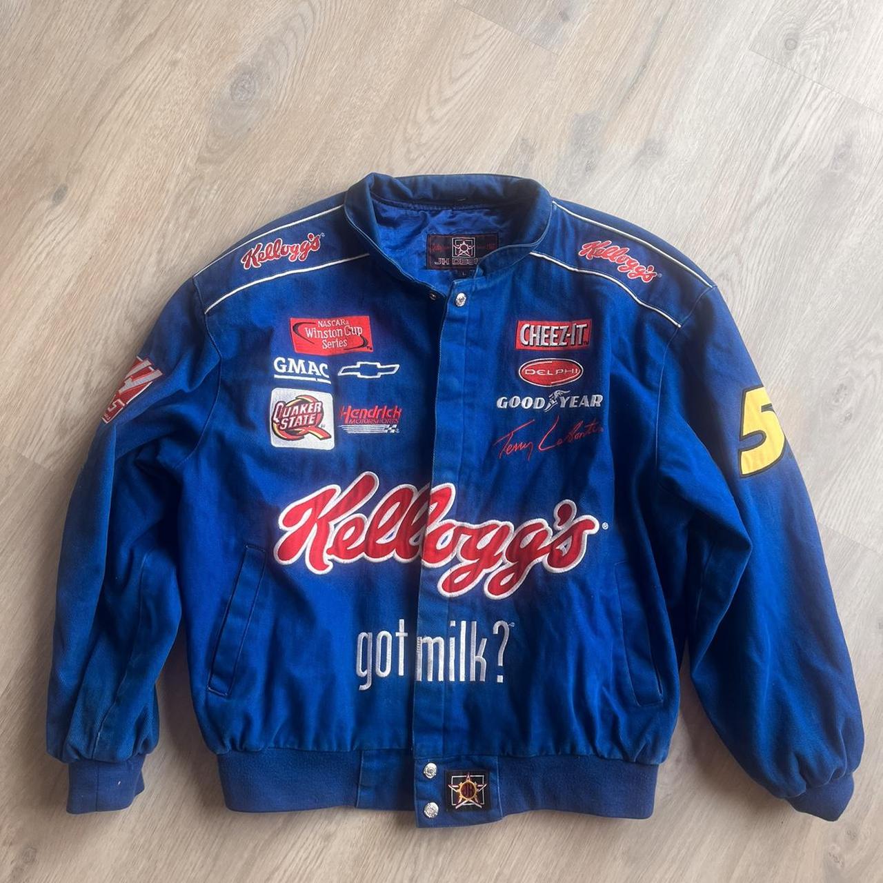 Kellogg's / got milk? Terry Labonte #5 NASCAR Racing Jacket (JH Design)