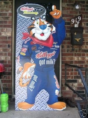 Kellogg's Racing got milk? Tony the Tiger Life-Size Cardboard Standup