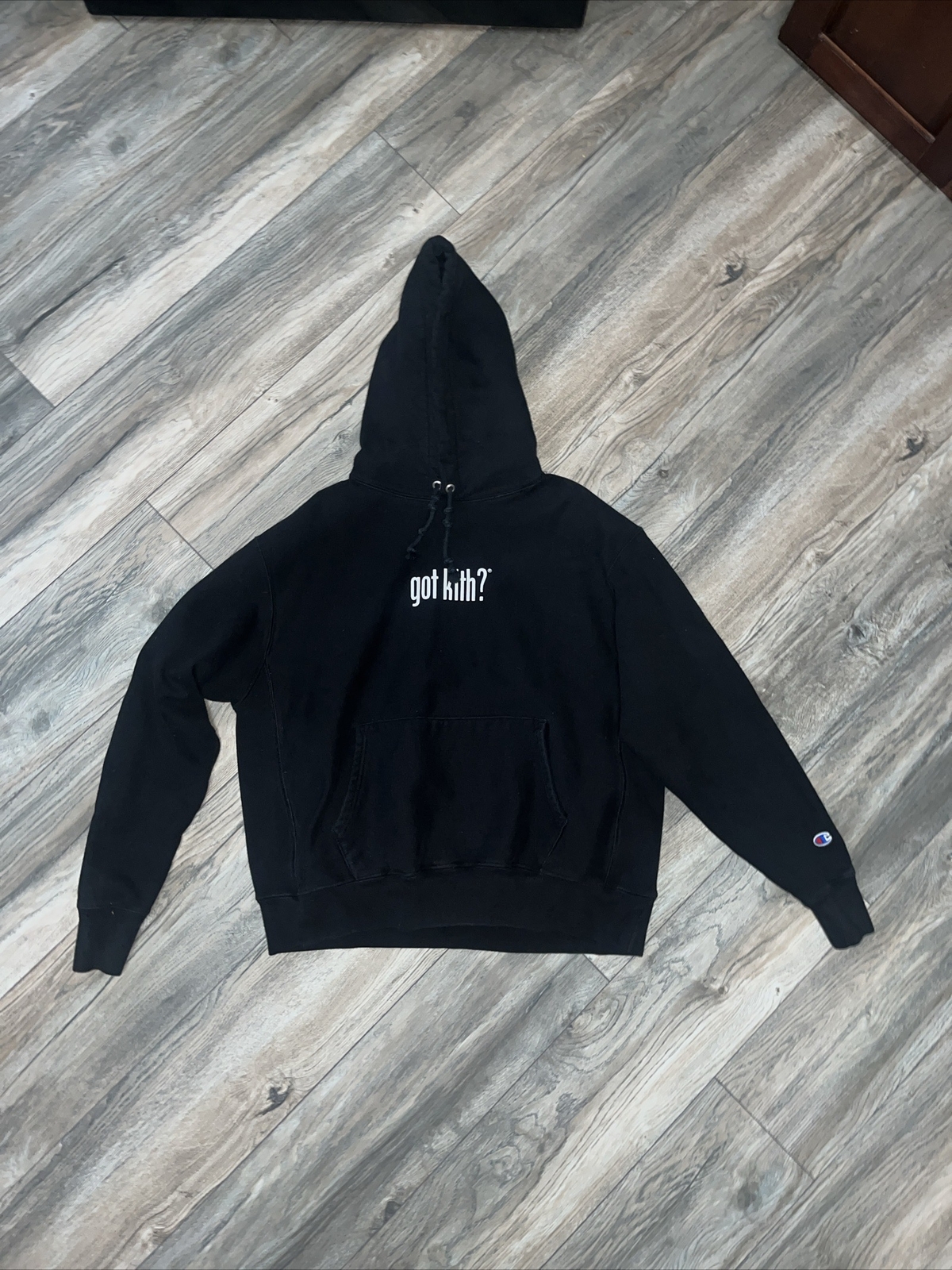 KITH Treats x got milk x Champion 'got kith?' Hoodie