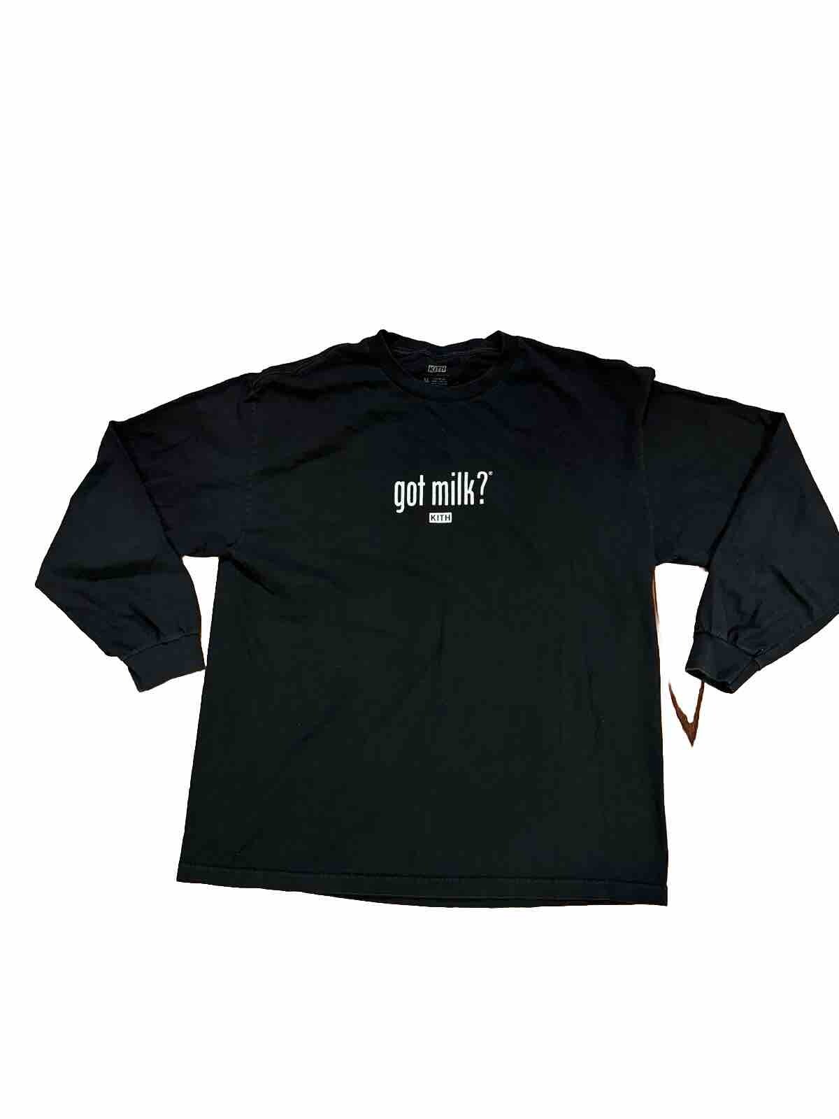 KITH x got milk Long-Sleeve (Black)