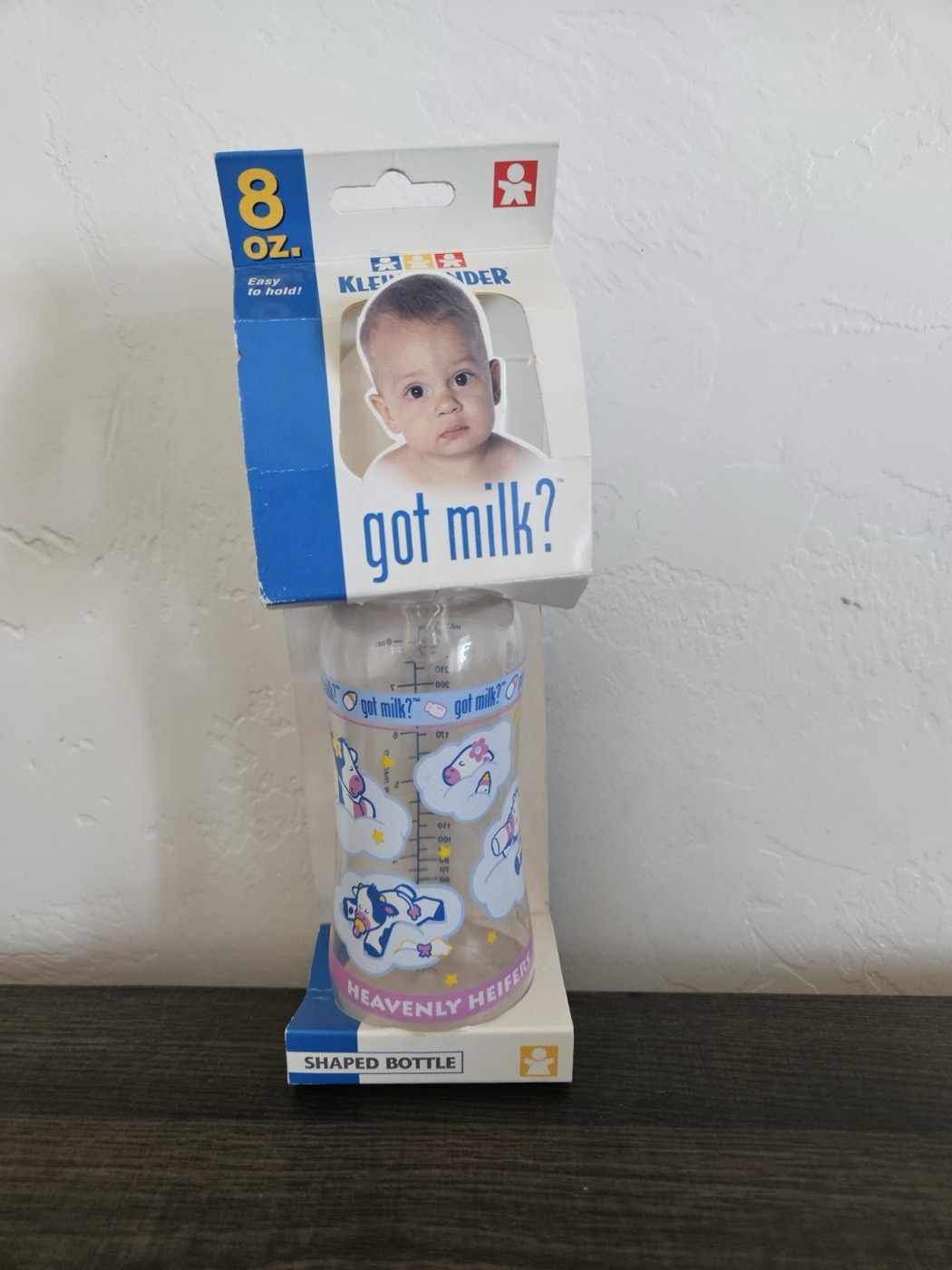 got milk? Kleine Kinder Cow-Print Baby Bottle (8 oz)