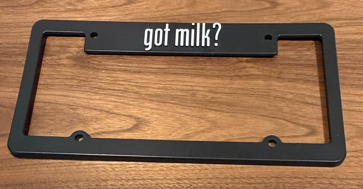 got milk? License Plate Frame