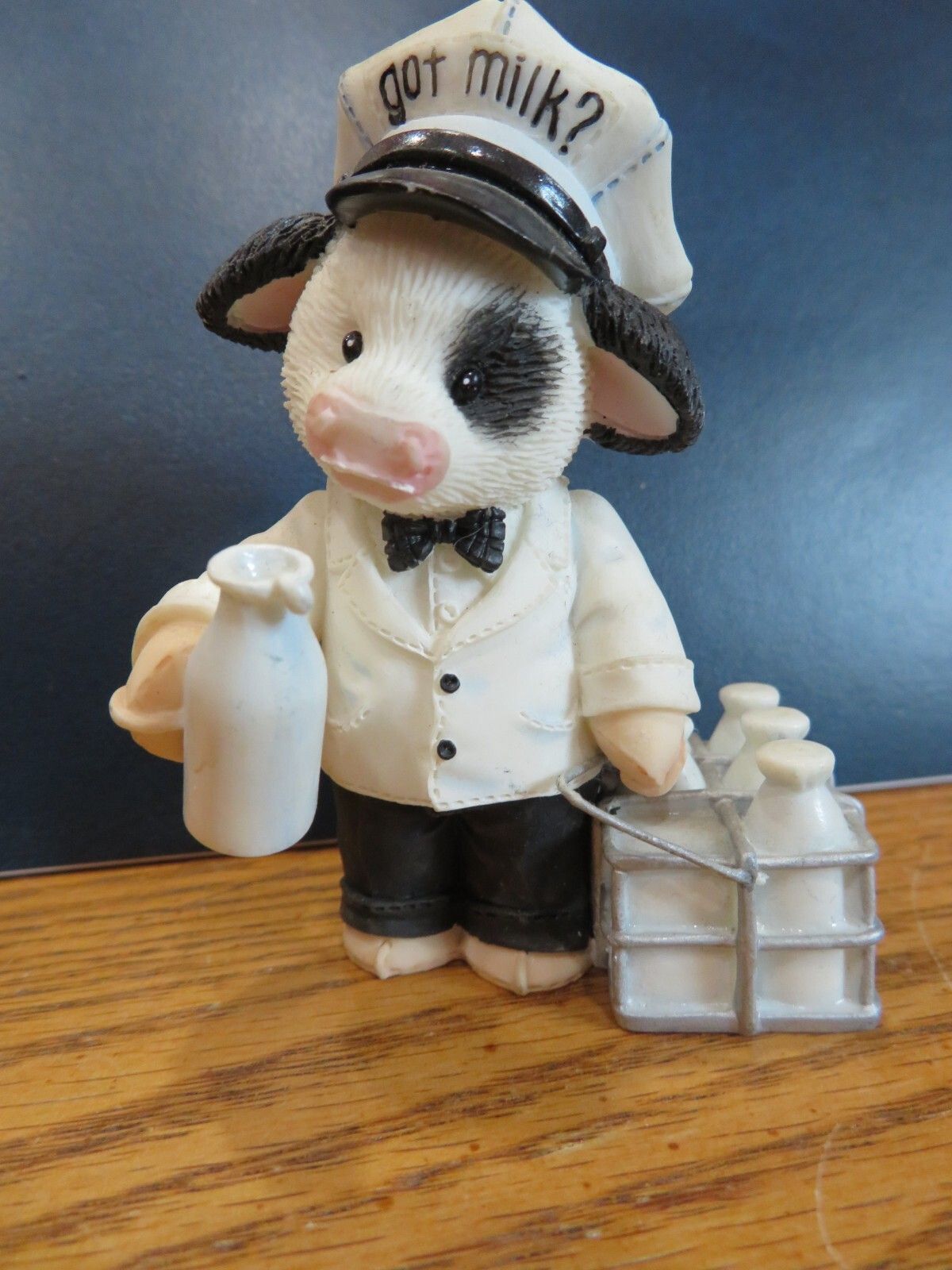Mary's Moo Moos got milk? Milkman Cow Figurine (Enesco)