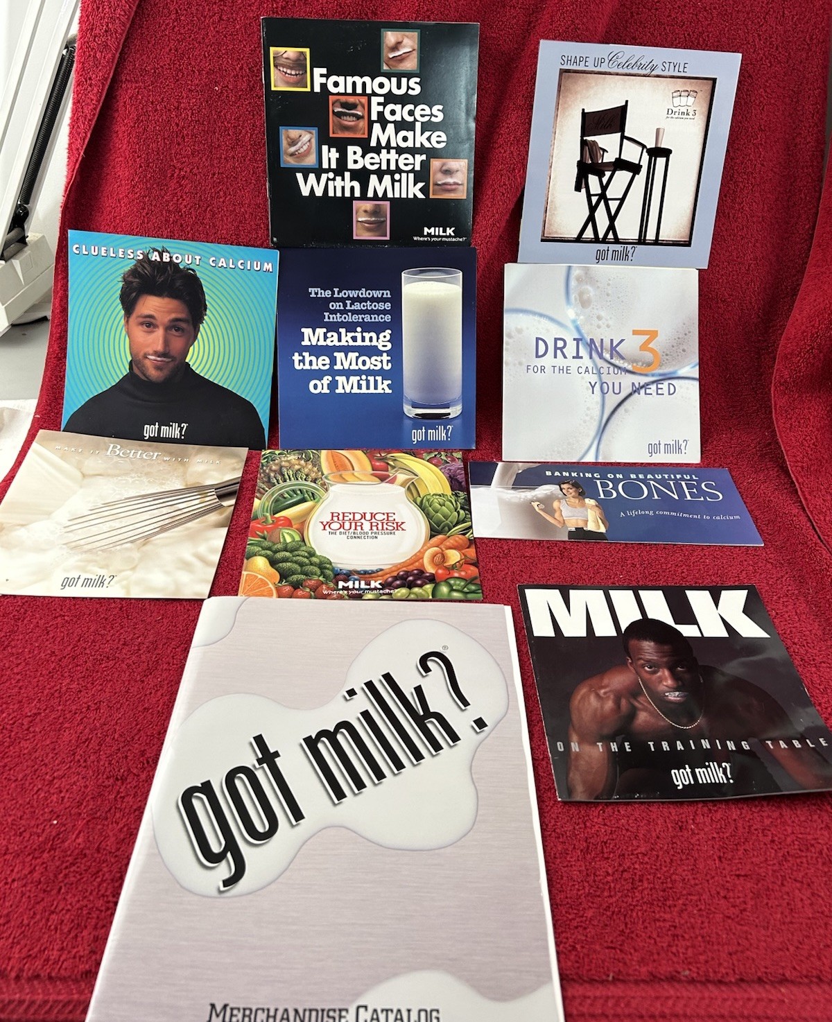 GOT MILK? Merchandise Catalog + 9 Promotional Booklets