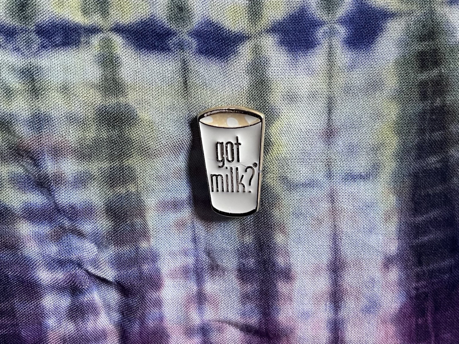 got milk? Milk-Glass Enamel Pin
