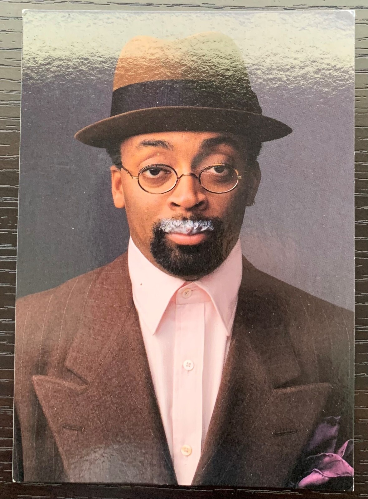 Milk Mustache 'Where's Your Mustache?' Spike Lee Promotional GoCard Postcard