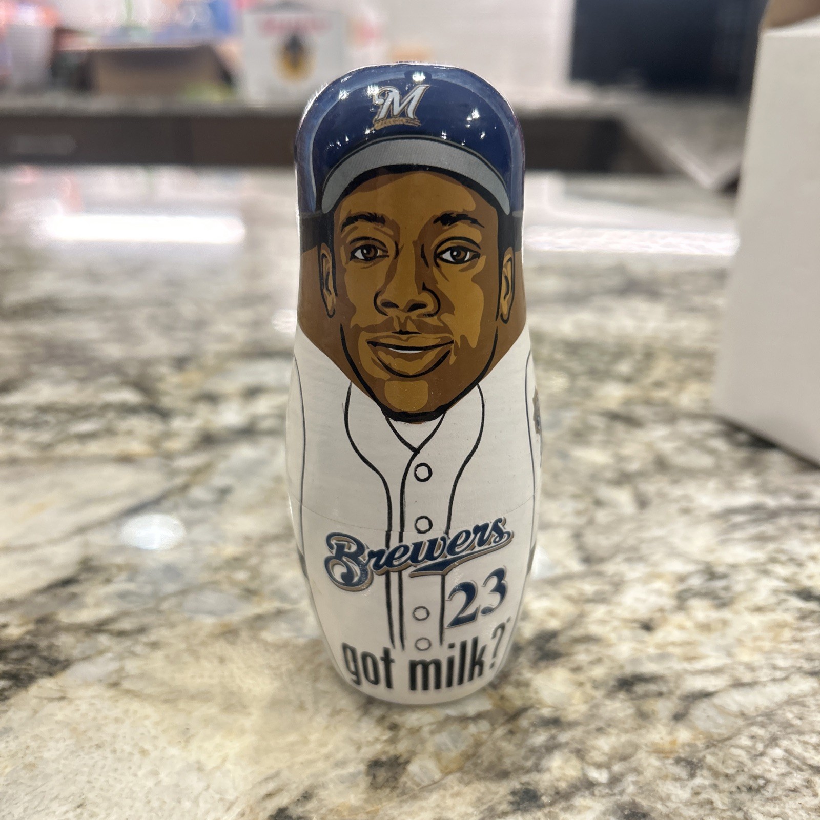 Rickie Weeks Milwaukee Brewers #23 got milk? Nesting Doll (Matryoshka)