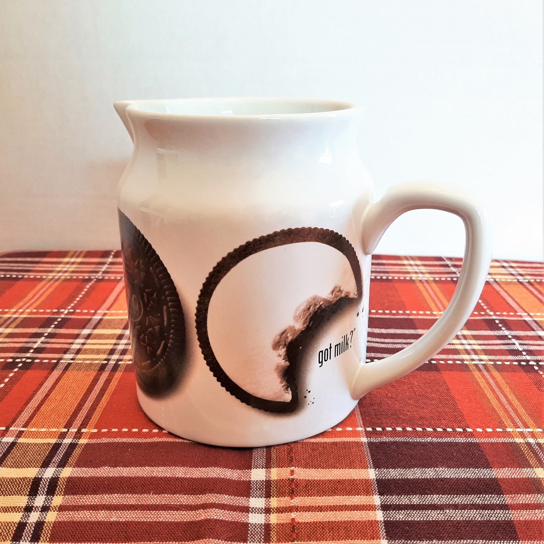 got milk? Oreo Ceramic Pitcher (1999, California Milk Processor Board)