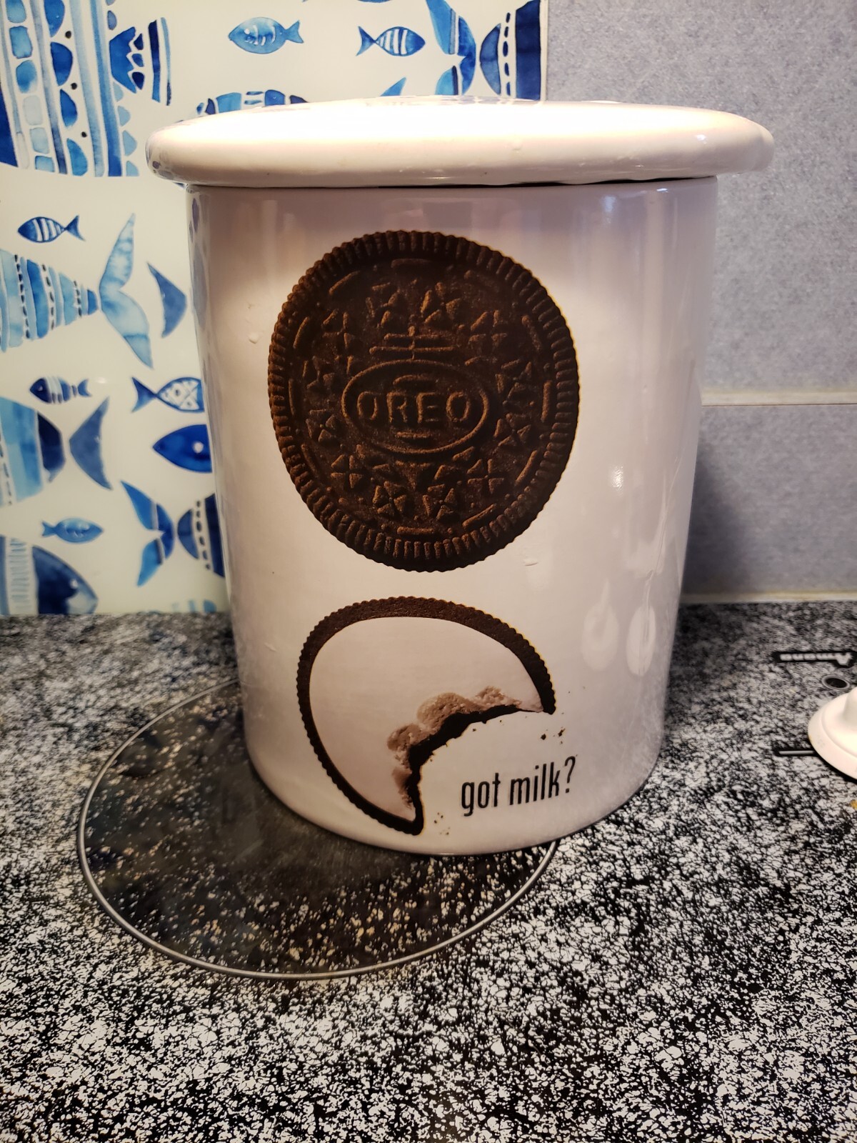 Oreo x got milk? Ceramic Cookie Jar
