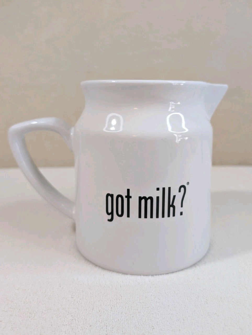 got milk? Ceramic Milk Pitcher / Jug (At Home International)