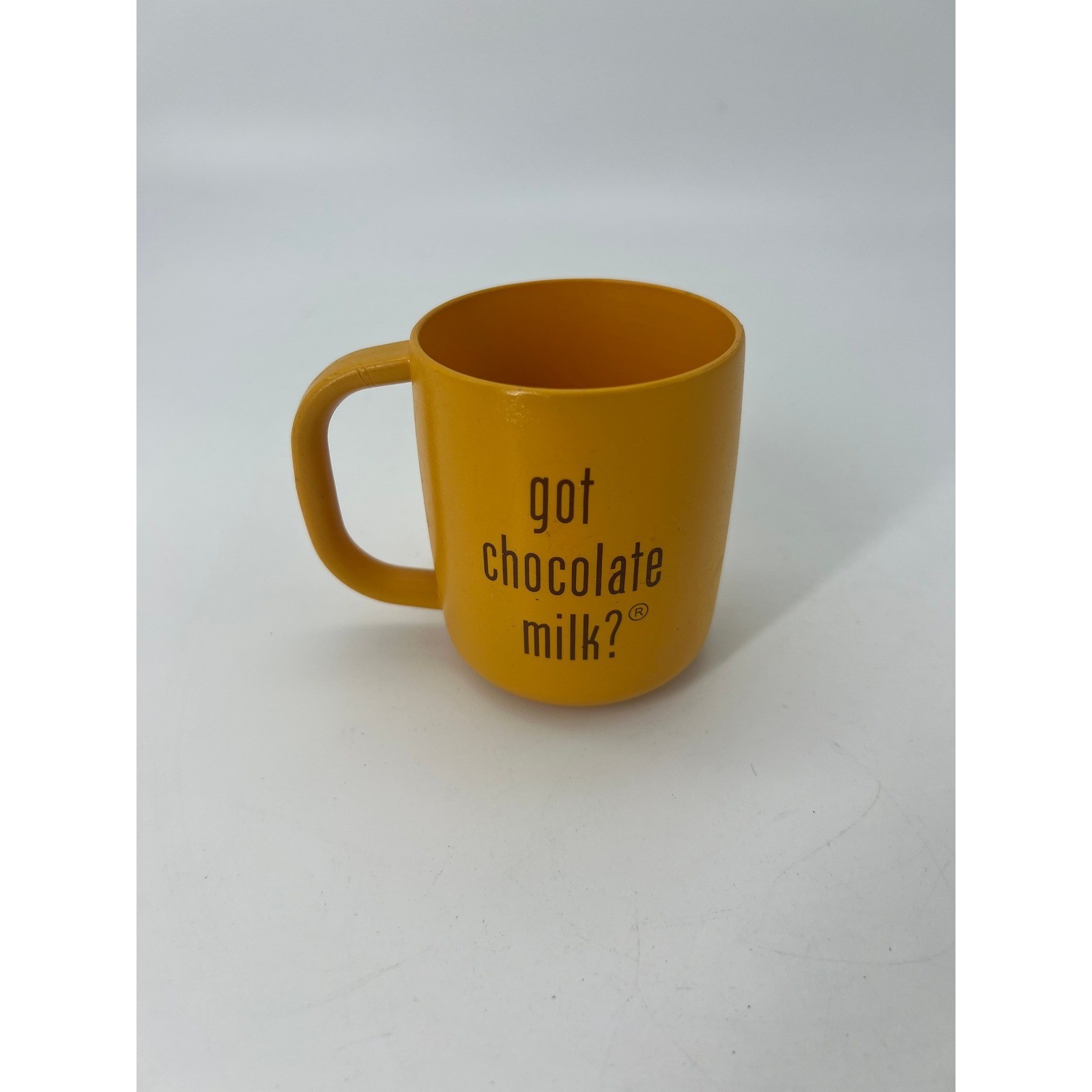 got chocolate milk? Yellow Resin Advertising Display Cup