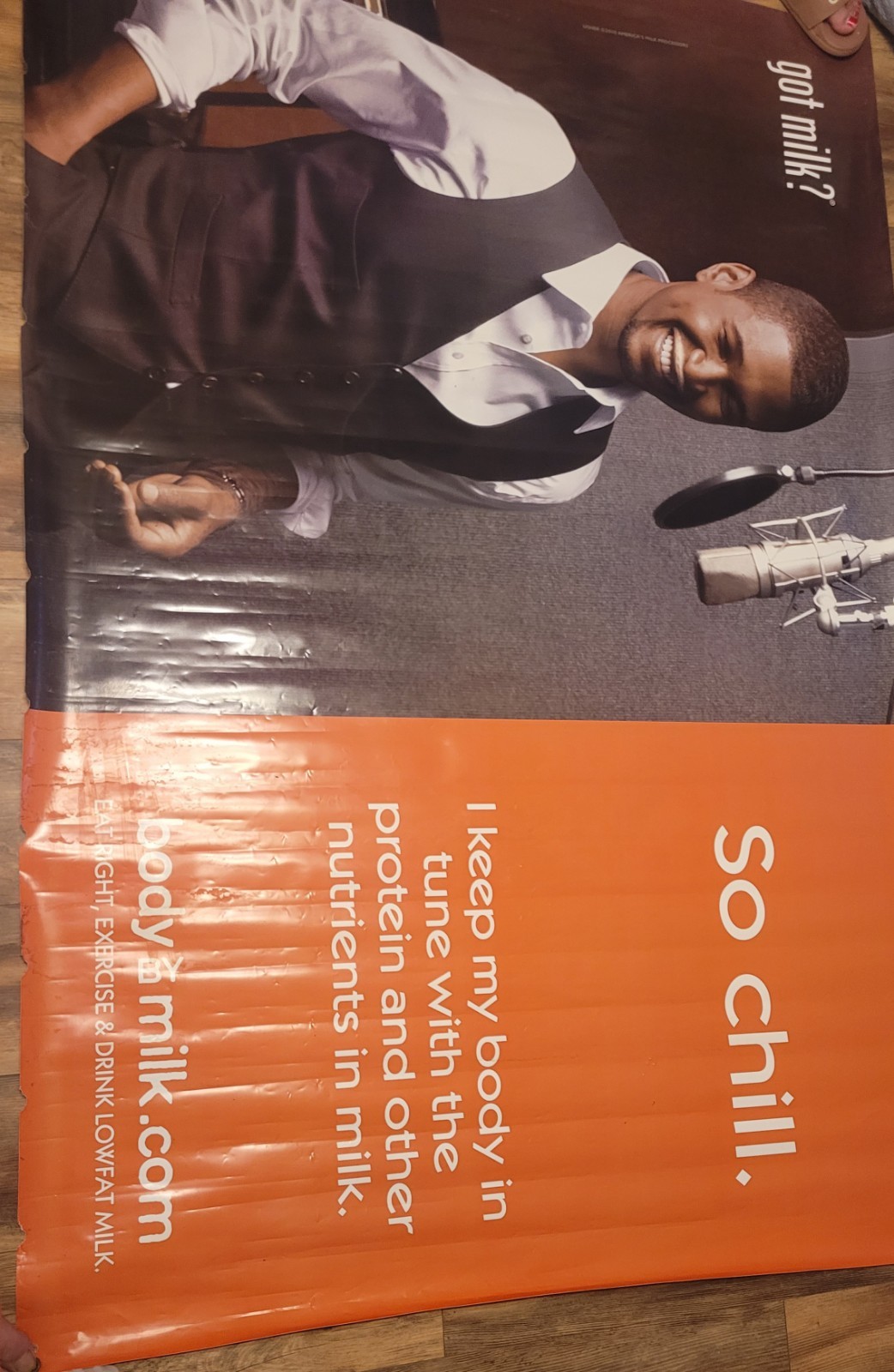 got milk? Usher "So Chill" Vinyl POS Banner (6x4 ft)
