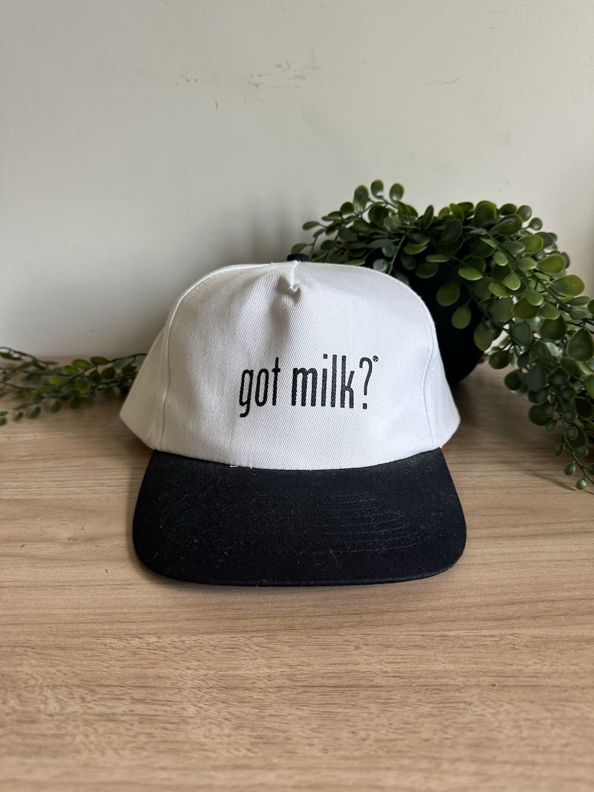 Vintage got milk? Snapback Hat (Cow & Cookies)