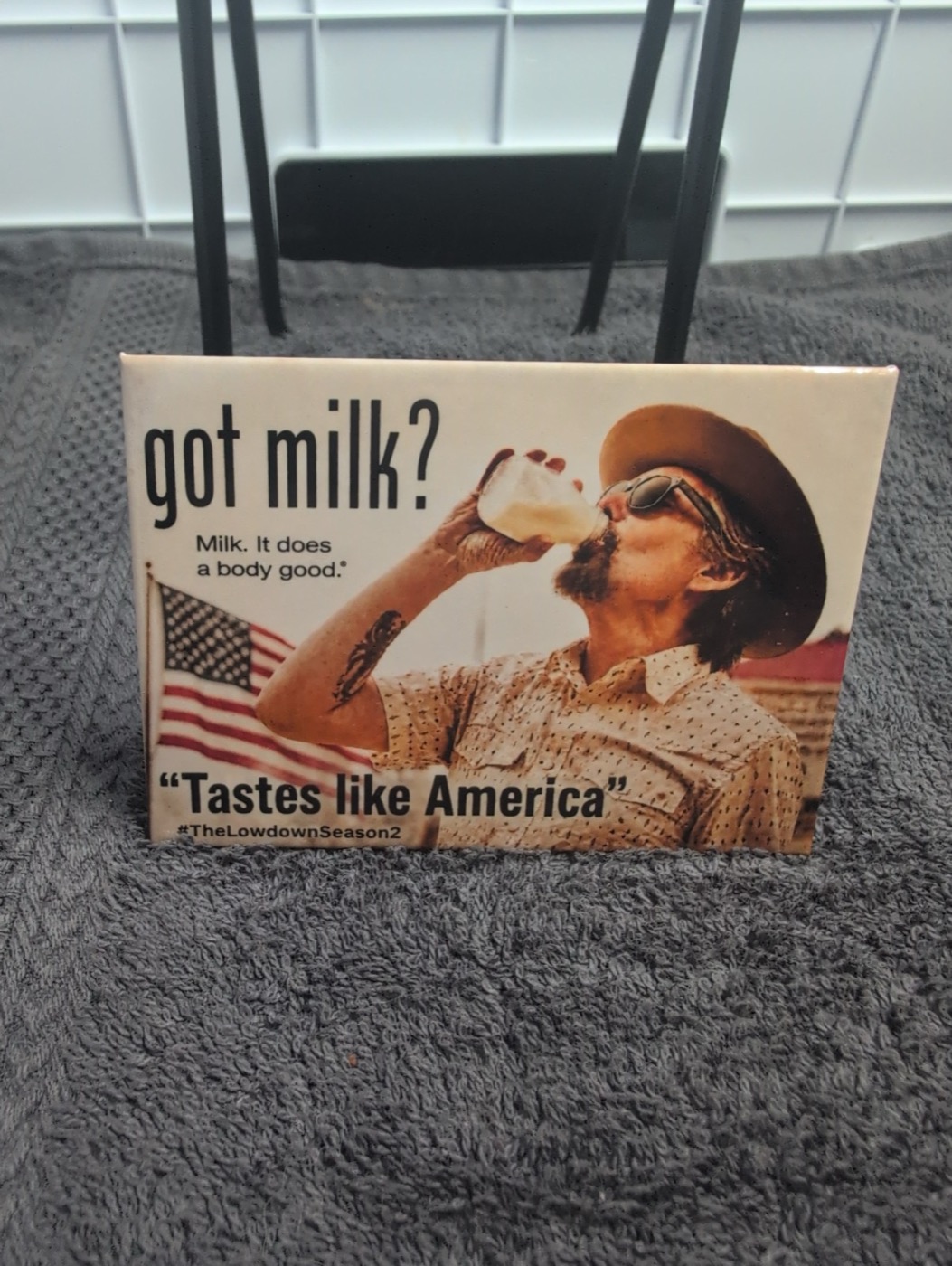 got milk? 'Tastes like America' Fridge Magnet (The Lowdown S2)