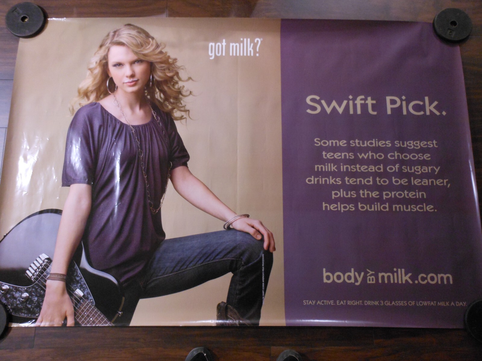 got milk? Taylor Swift 'Swift Pick' Vinyl Banner (72x48)
