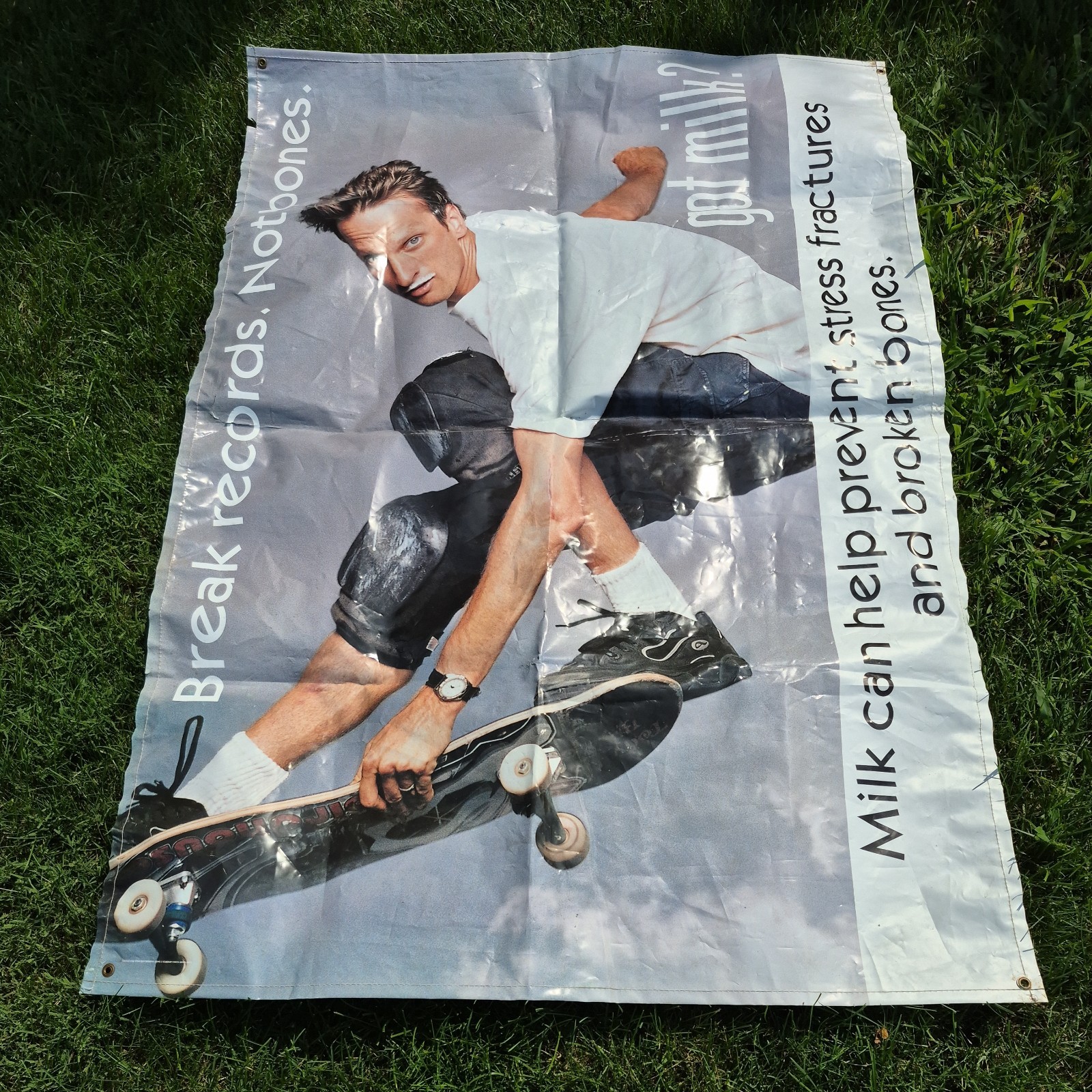 got milk? Tony Hawk 'Break Records. Not Bones.' Jumbo Event Banner