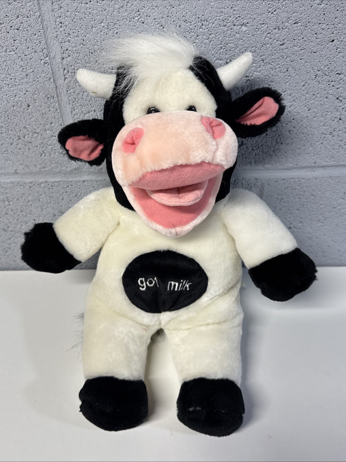 got milk? Cow Plush (embroidered belly)