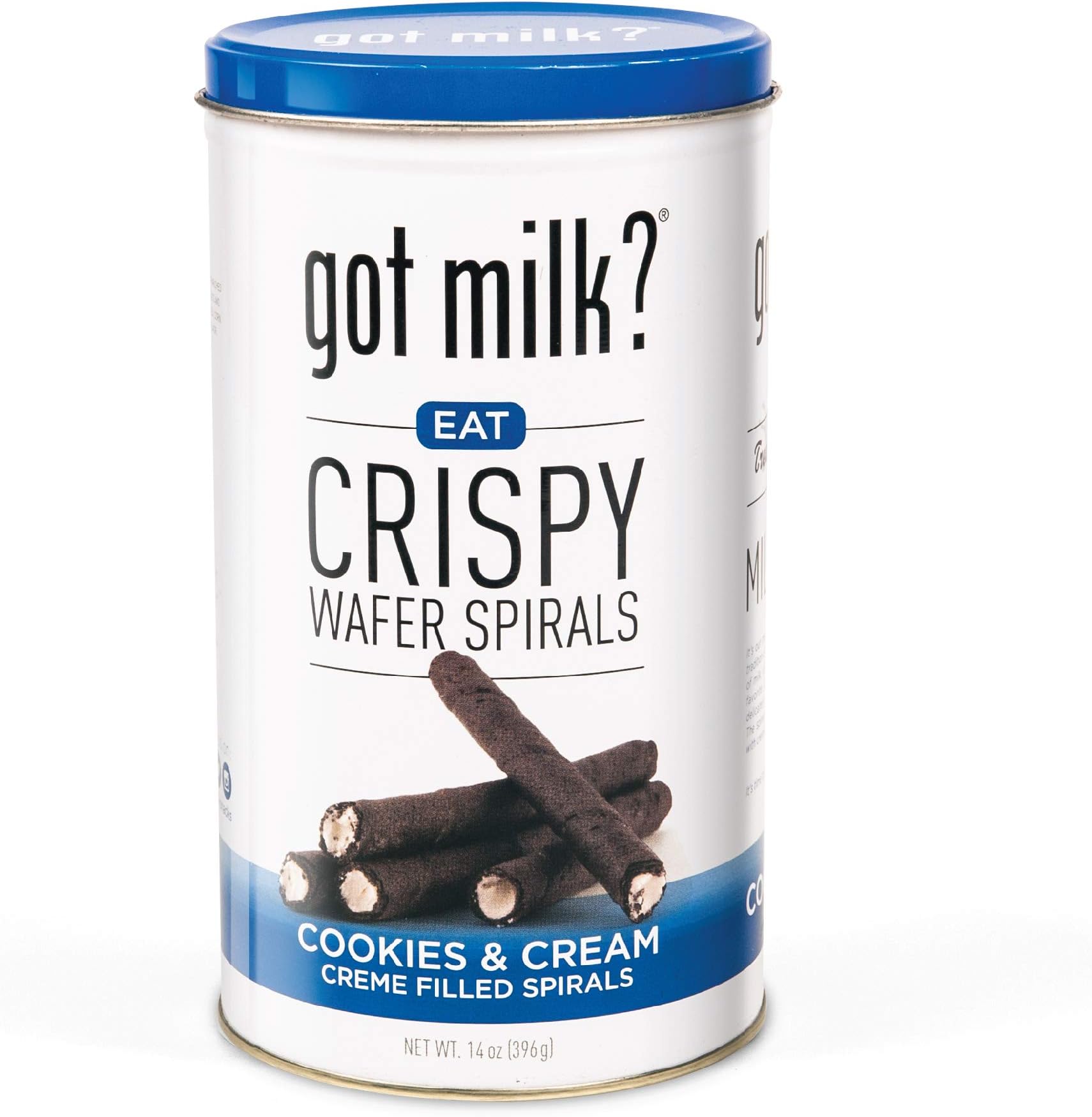 got milk? Crispy Wafer Spirals Cookies & Cream Tin (14 oz)