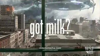 End card: “got milk?” and “milkmustache.com” over the city (small)