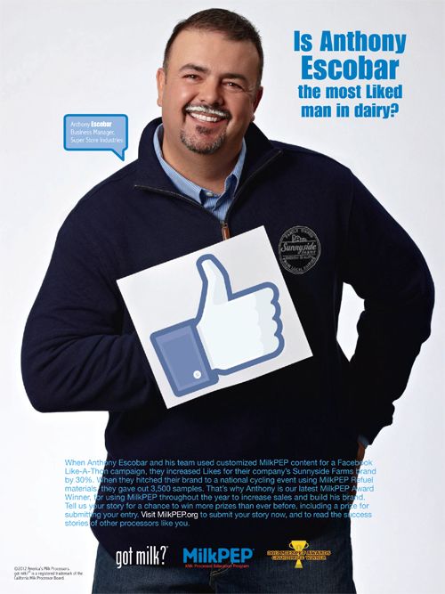 Anthony Escobar — MilkPEP Award winner