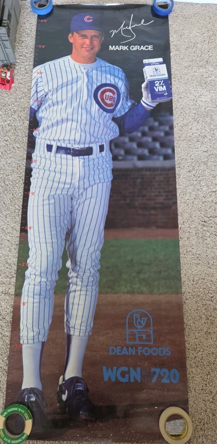 Mark Grace growth chart — Dean Foods and WGN 720 (Cubs)