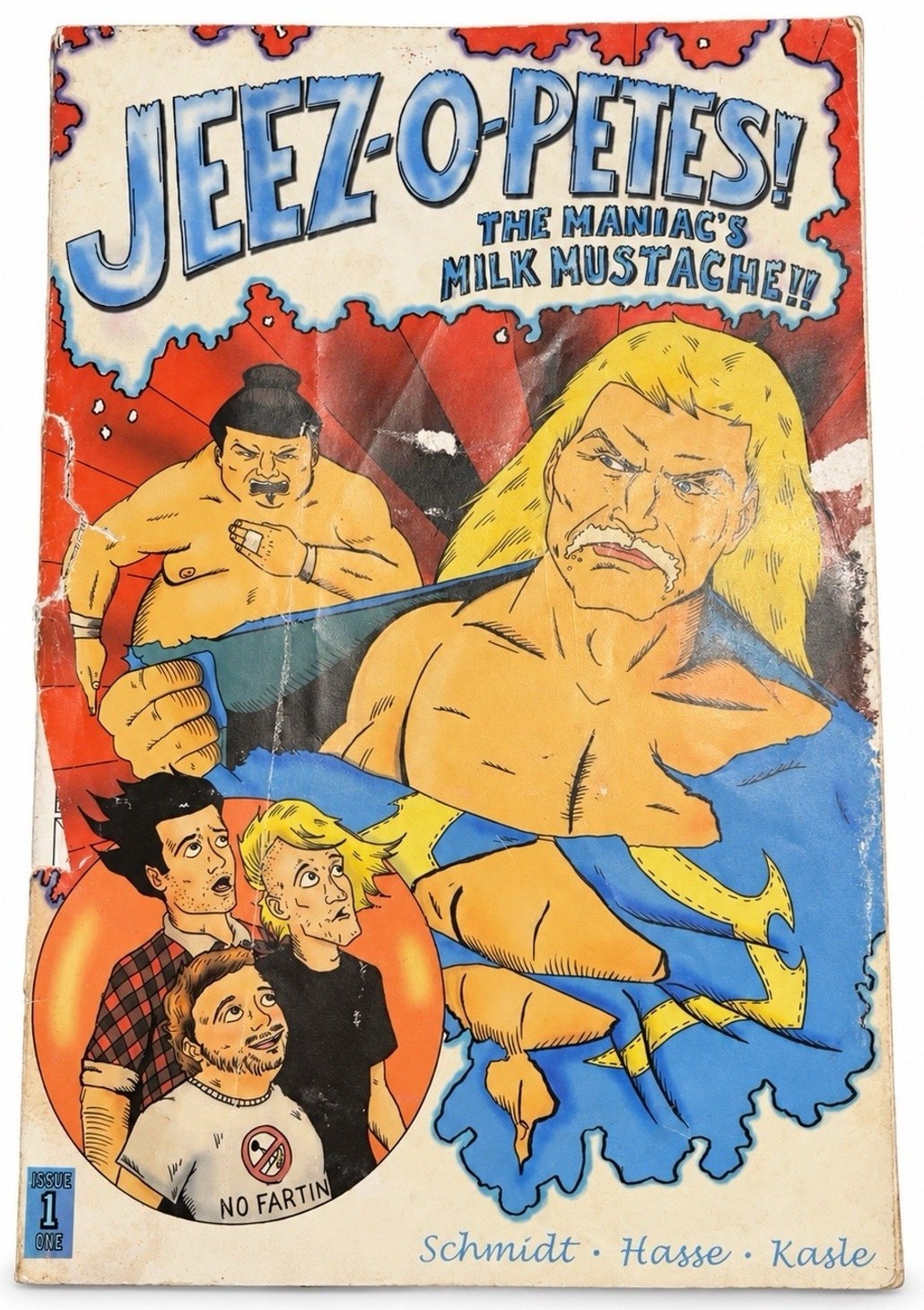Jeez-O-Petes! #1 — “The Maniac's Milk Mustache!!” (indie comic)