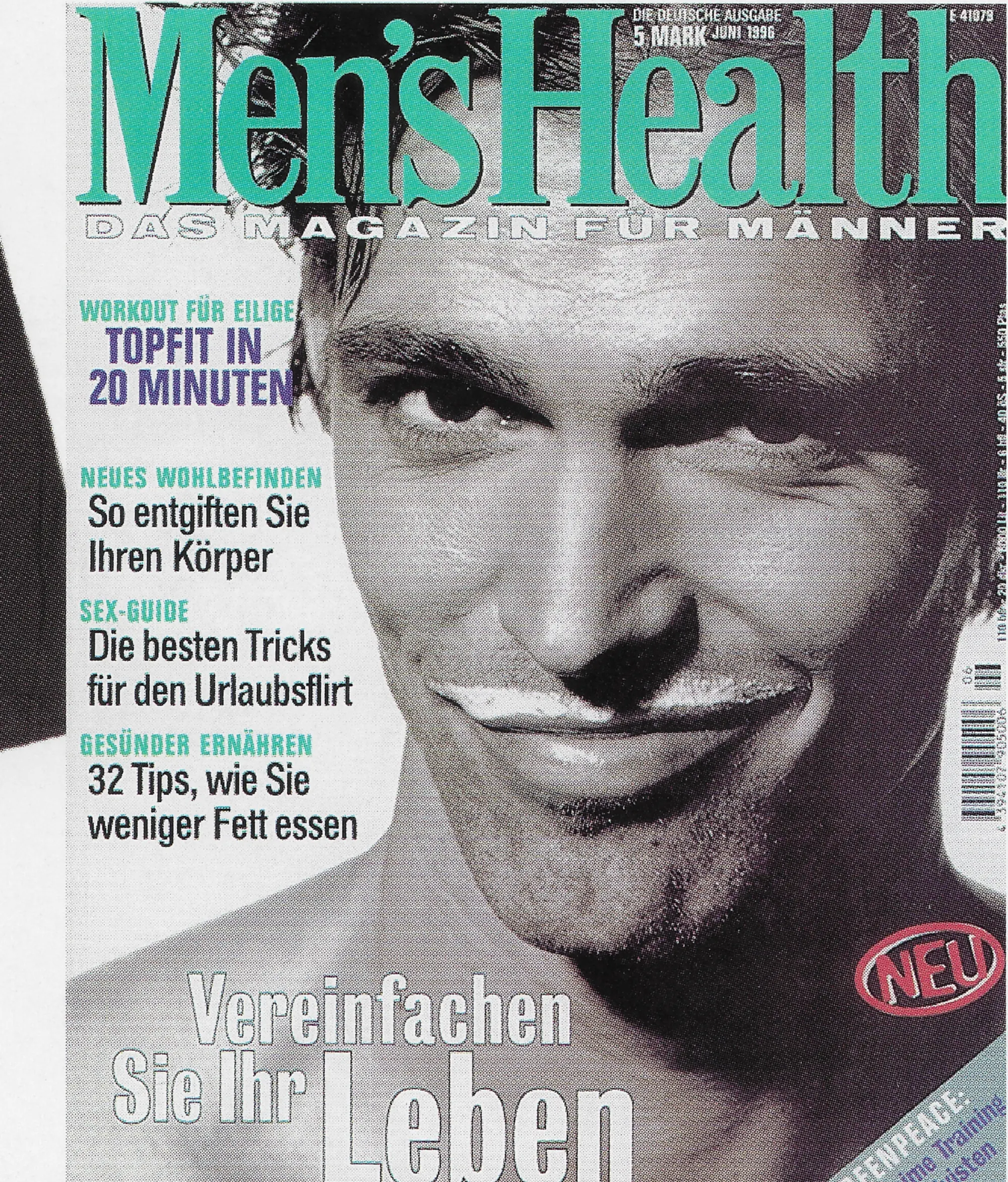 Men’s Health (German edition) — milk-mustache cover