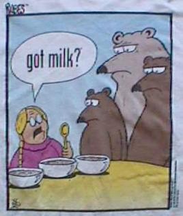 Rubes “got milk?” cartoon T-shirts